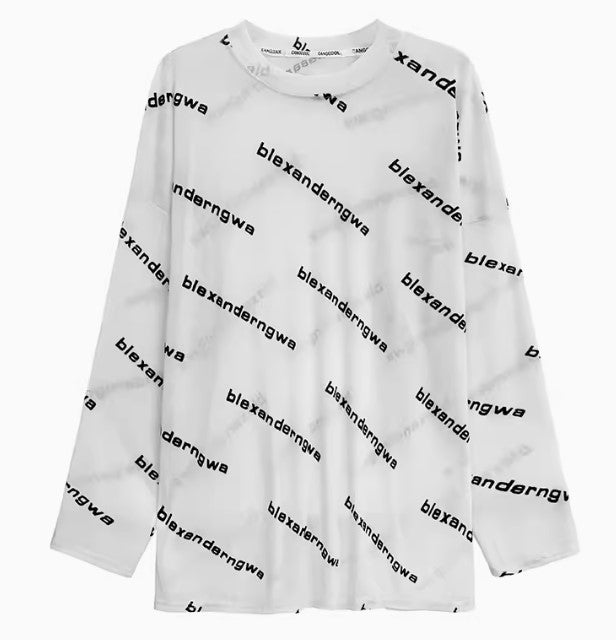 シースルーモダンTシャツ ／TEA