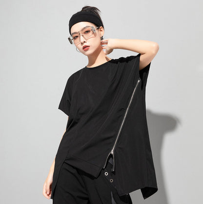 ドロップショルダー半袖Tシャツ/カットソー ／TEA