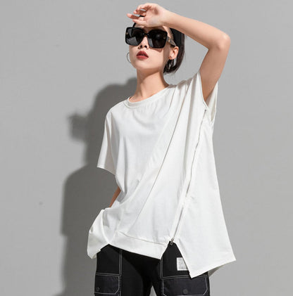 ドロップショルダー半袖Tシャツ/カットソー ／TEA