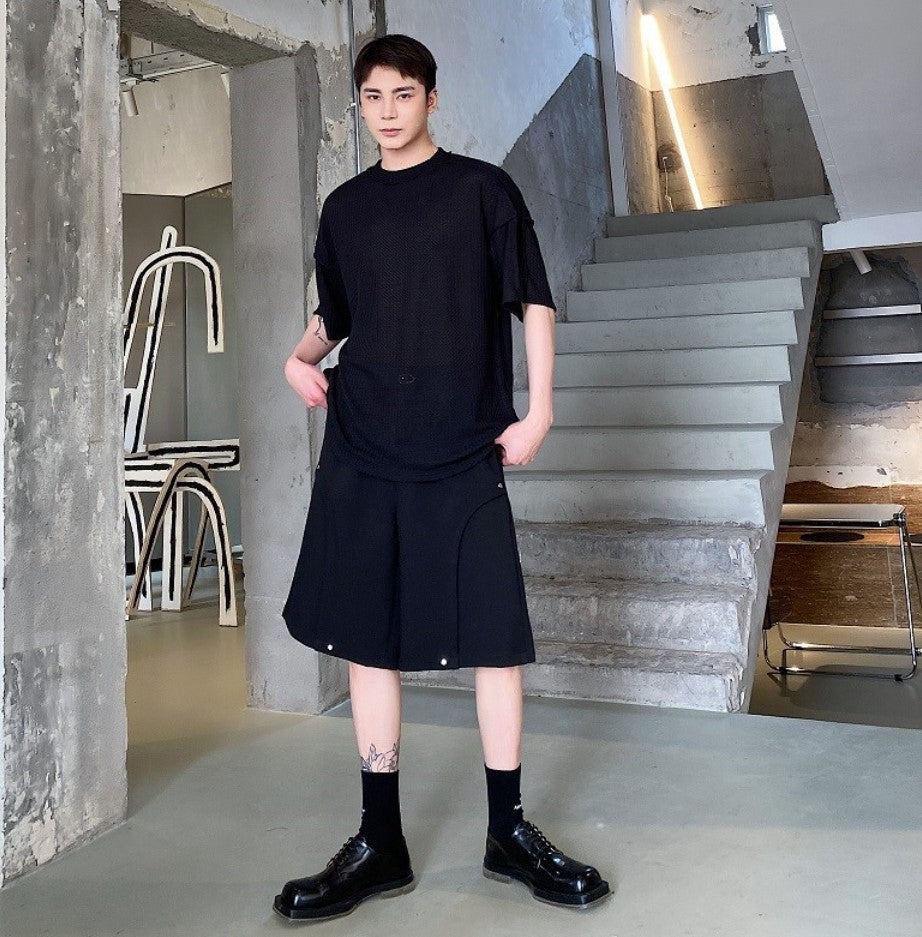 メッシュ半袖Tシャツ ／TEA