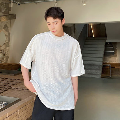 メッシュ半袖Tシャツ ／TEA