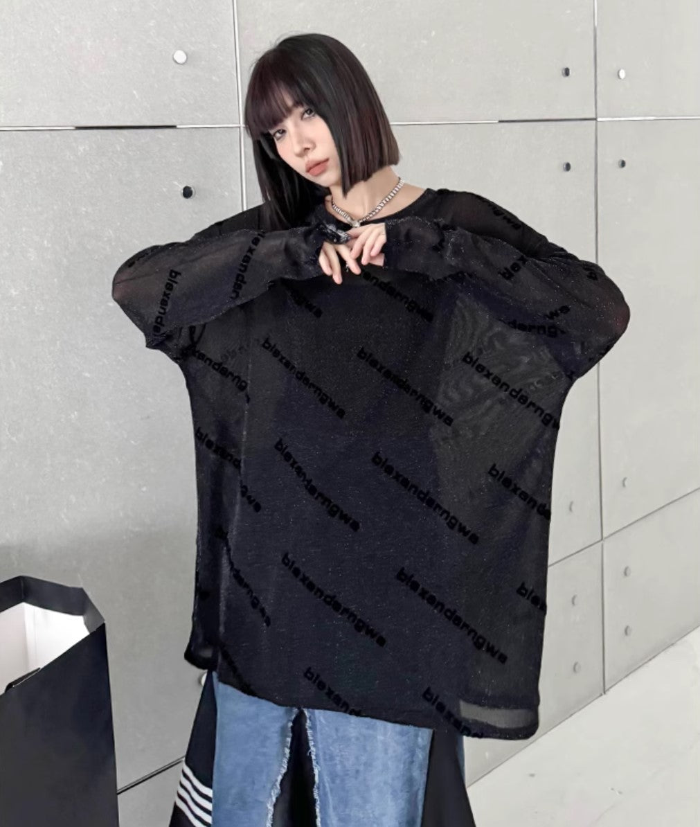 シースルーモダンTシャツ ／TEA
