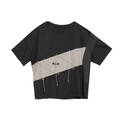 個性派Tシャツ/カットソー バイカラー ／TEA