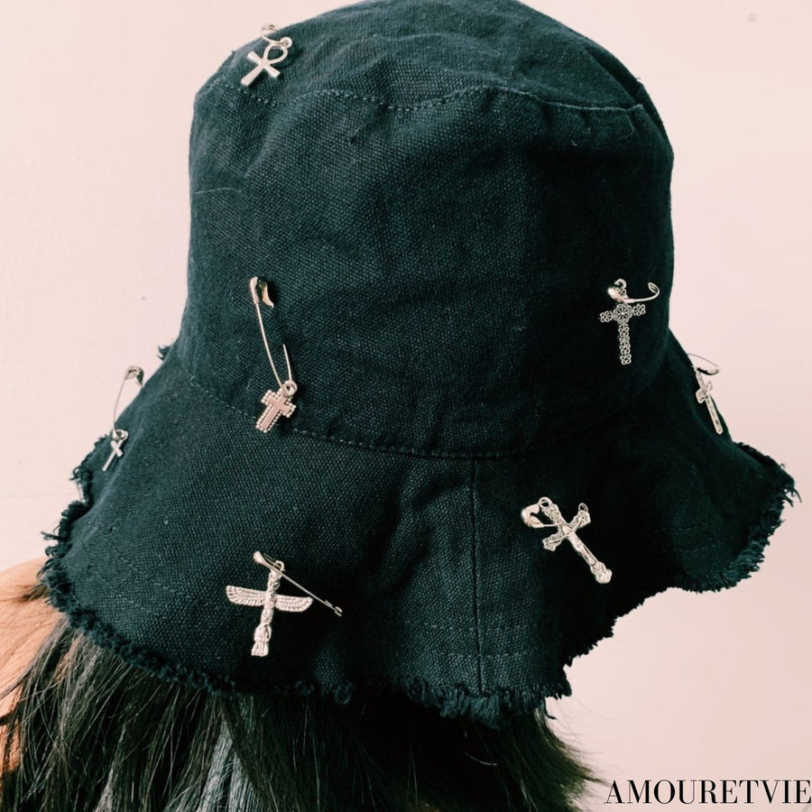 帽子 ハット ブラック ／ユニセックス ・メンズ モレビー｜モード系ファッションブランド