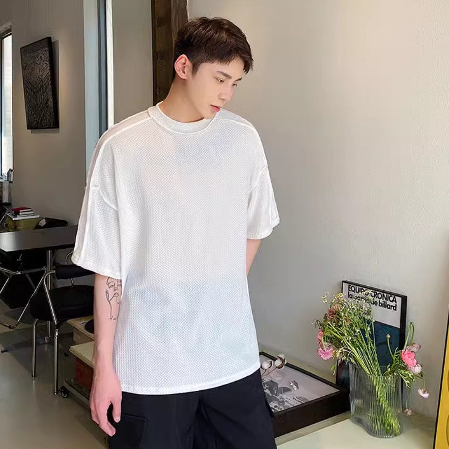 メッシュ半袖Tシャツ ／TEA