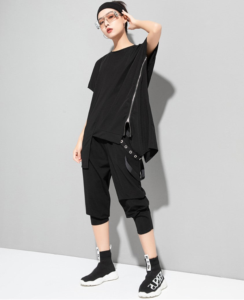ドロップショルダー半袖Tシャツ/カットソー ／TEA