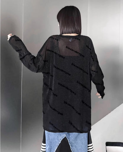 シースルーモダンTシャツ ／TEA
