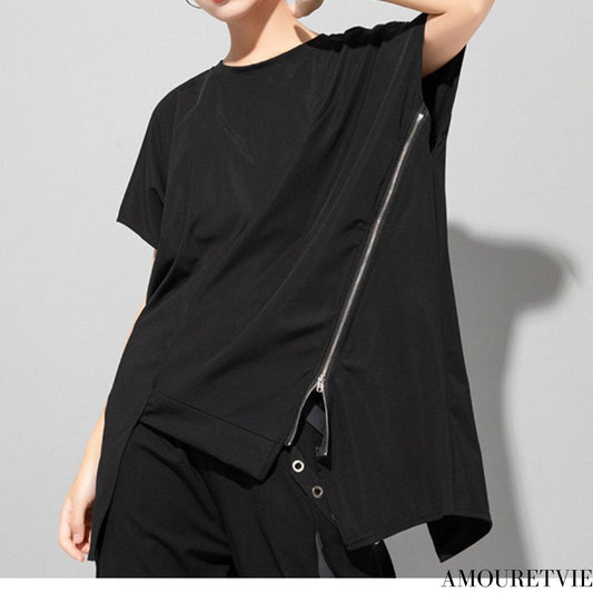 ドロップショルダー半袖Tシャツ/カットソー ／TEA