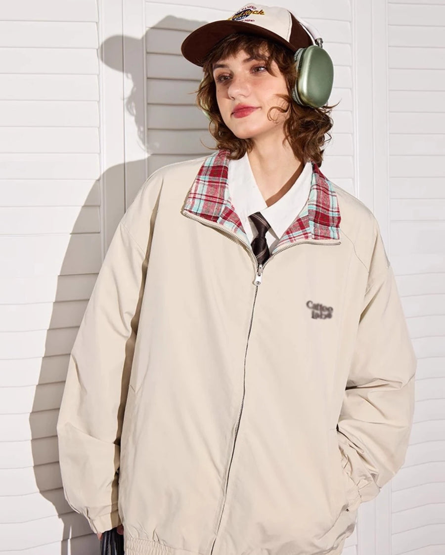 スタンドカラージャケット レディース｜リバーシブル仕様【TEA】