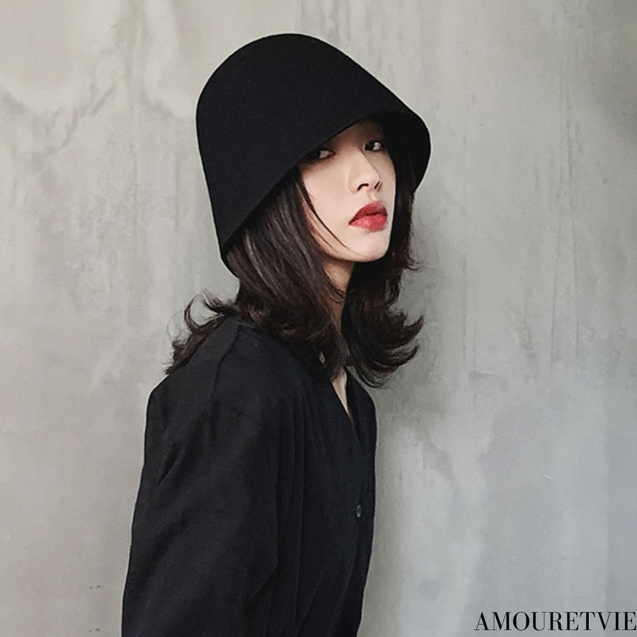 帽子 ハット バケツハット ブラック シック ／ユニセックス モレビー｜モード系ファッションブランド